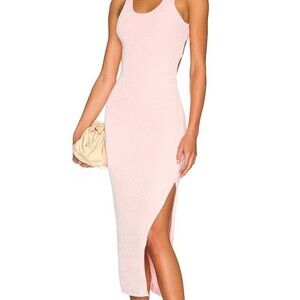 All the Ways Pink Bodycon Maxi Dress Open Back